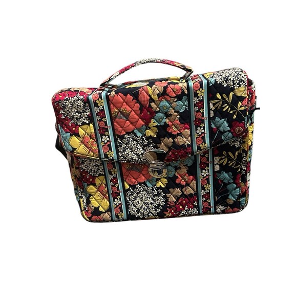 Vera Bradley Briefcase‎ "Happy Snails" Retired 2011 - Picture 1 of 5